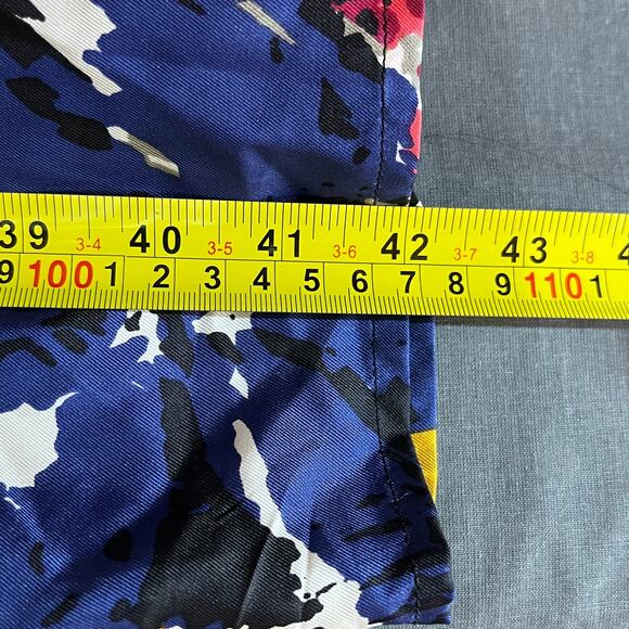 J. Crew Silk Dress Womens 12 Multicolor Watercolor Brushstroke Print Midi Artsy - Picture 9 of 10